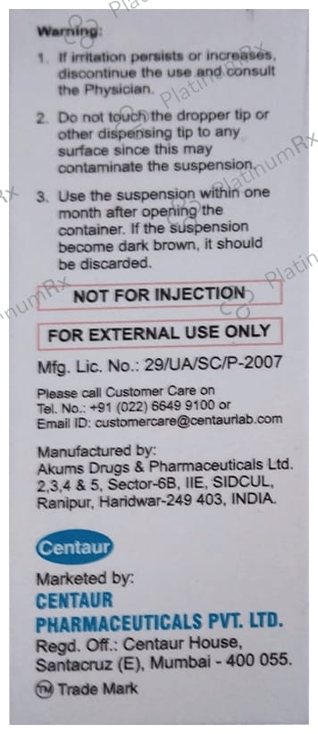 Nepacent 0.1% Eye Drop 5ml