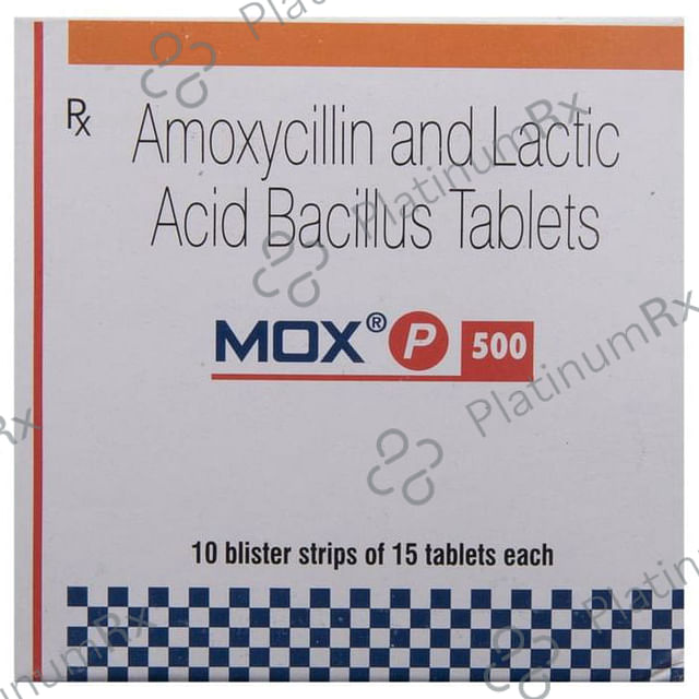 Mox P 500mg/60M Tablet 15s