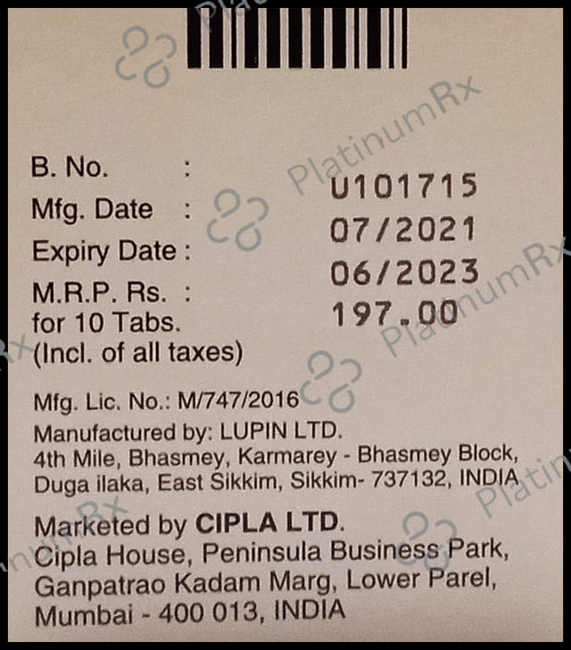 Carloc I 6.25 Tablet