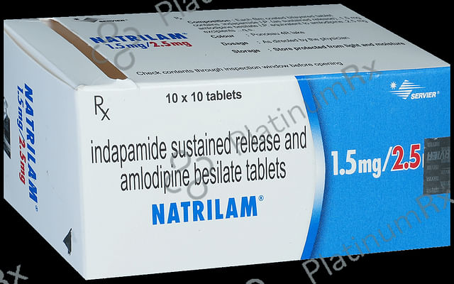 Natrilam 2.5/1.5mg Tablet SR 10s