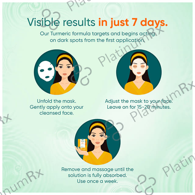 Himalaya Dark Spot Clearing Face Sheet Mask Turmeric