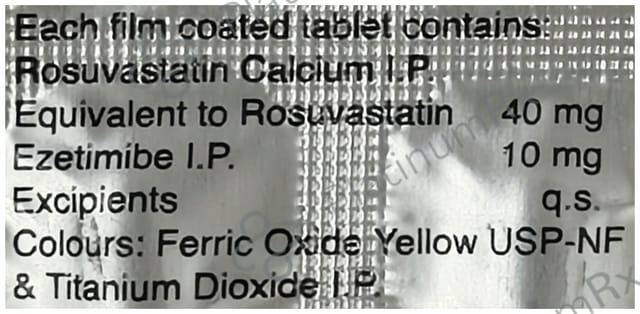 Rozucor EZ 40/10mg Tablet 10s