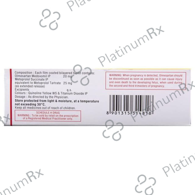 Olsar M 25/20mg Tablet ER 10s