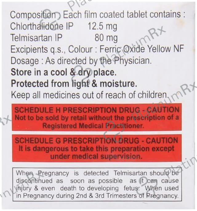 Telzox CH 80/12.5mg Tablet 10s