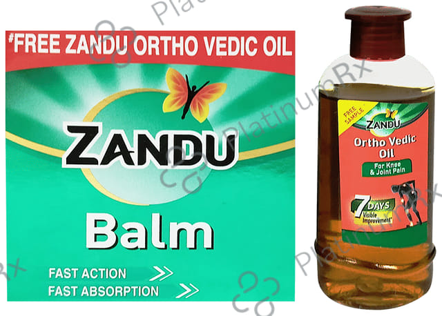 Zandu Balm with Zandu Ortho Vedic Oil Free