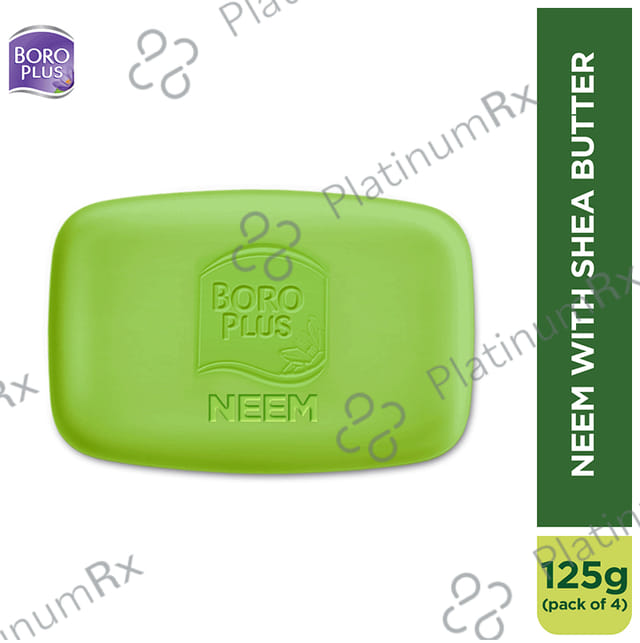 Boroplus Antiseptic + Moisturising Soap (125gm Each) Neem 4 units