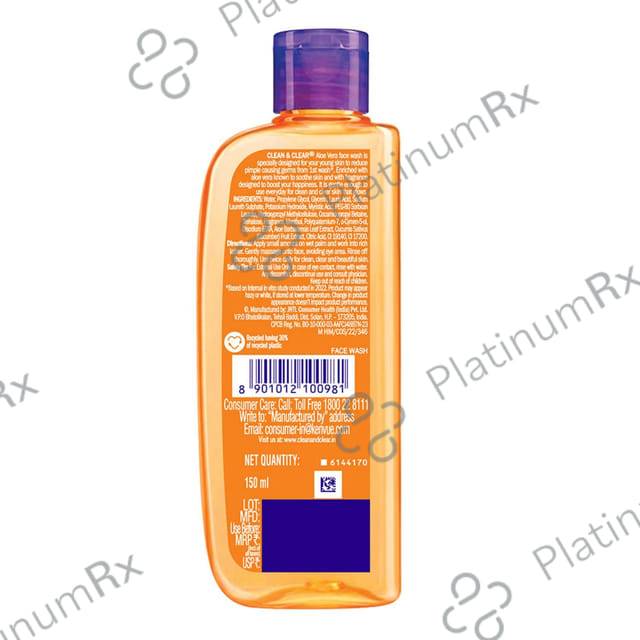 Clean & Clear Aloe Vera Face Wash 150ml