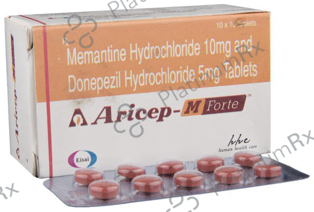 Aricep M Forte 5/10mg Tablet 10s