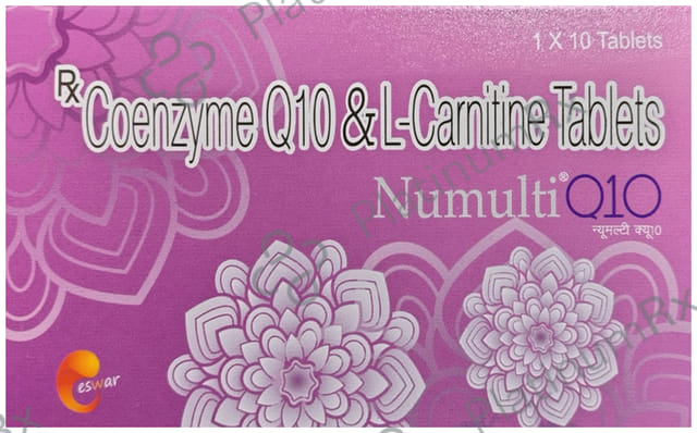 Numulti Q10 50/500mg Tablet 10s