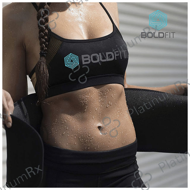 Boldfit Boldfit Sweat Slim Belt Neoprene Body Shaper and Tummy Trimmer Large