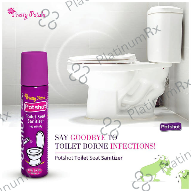 Pretty Petals Potshot Toilet Seat Sanitiser 100 ml