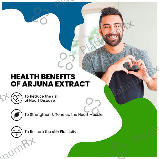 Happy Millions Arjuna Tablet - Cardio Protector & Healthy Heart - 60 tablets
