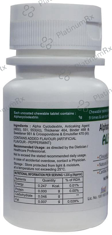 Alfadexon Chewable Tablet 30s
