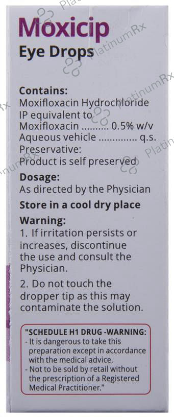 Moxicip 0.5% Eye Drop 5ml