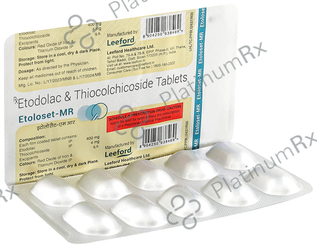 Etoloset MR 400/4mg Tablet 10s