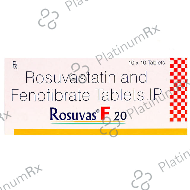 Rosuvas F 10/160mg Tablet 10s