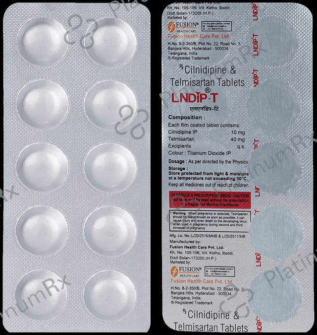Lndip T 10/40mg Tablet 10s