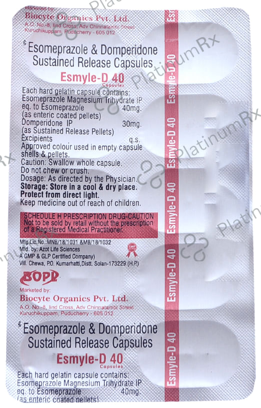 Esmyle-D 40 Capsule SR