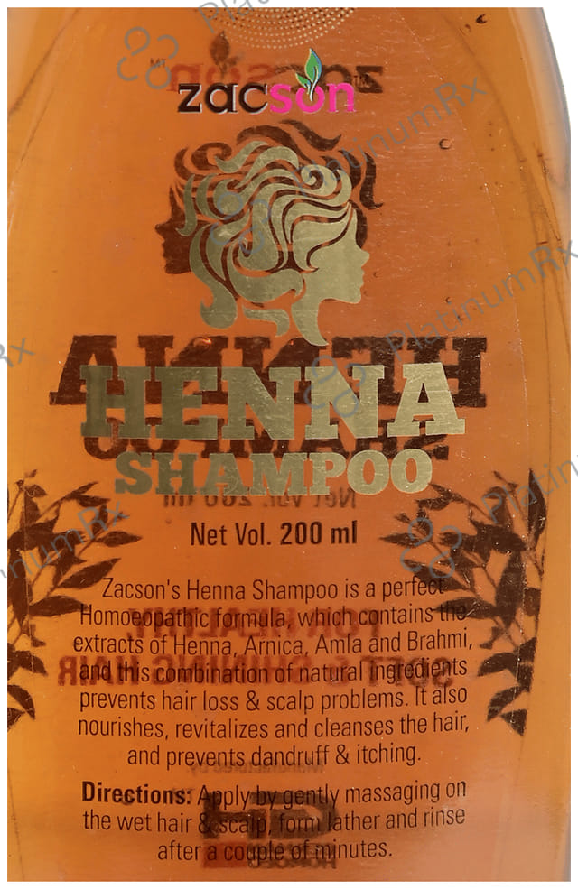 Zacson Henna Shampoo 200 ml