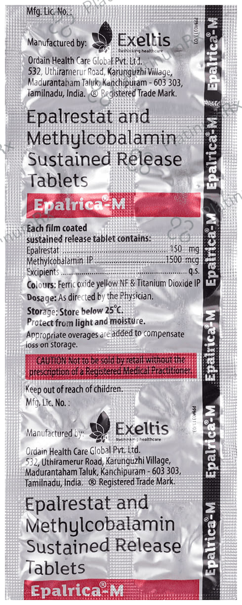 Epalrica M 150/1.5mg Tablet SR 10s