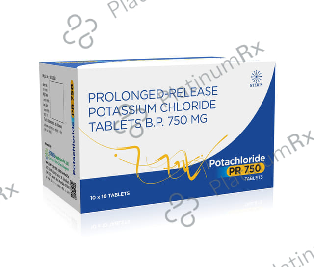 Potachloride PR 750mg Tablet 10s