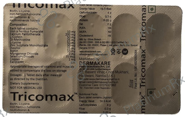 Tricomax Tablet 10s
