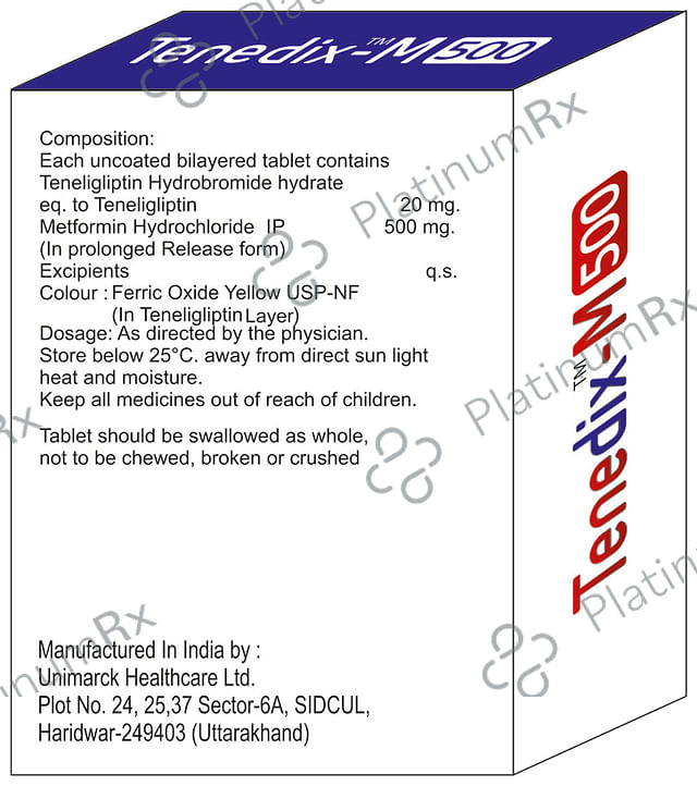 Tenedix-M 500 Tablet PR
