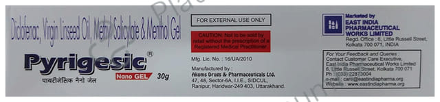Pyrigesic Nano Gel 30gm