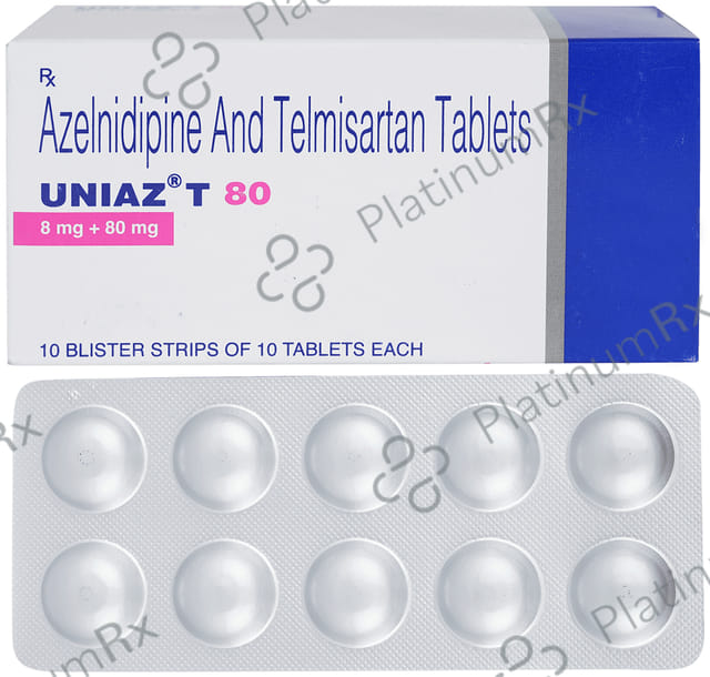 Uniaz T 80/8mg Tablet 10s