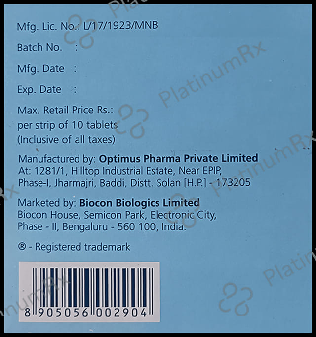 Tergra M Forte 50/1000mg Tablet 10s