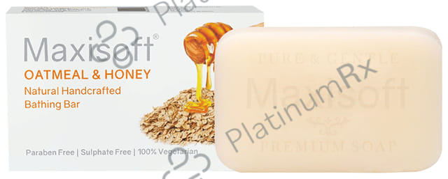 Maxisoft Oatmeal & Honey Bathing Bar (75gm Each) 6 units
