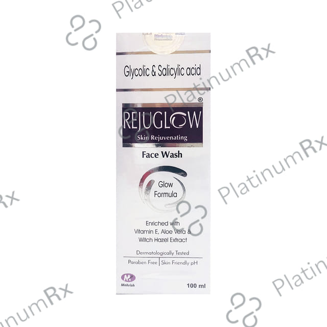 Rejuglow Face Wash with Glycolic & Salicylic Acid Face Wash 100ml