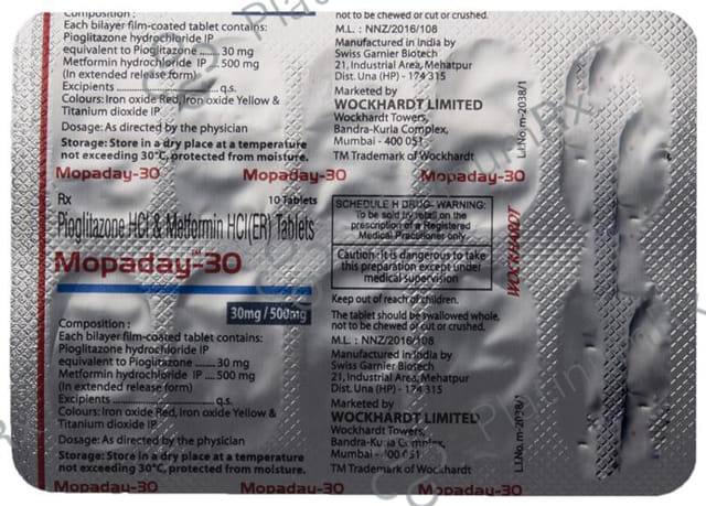 Mopaday 30 Tablet ER