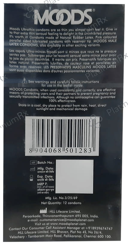 MOODS Ultrathin Condom 12s