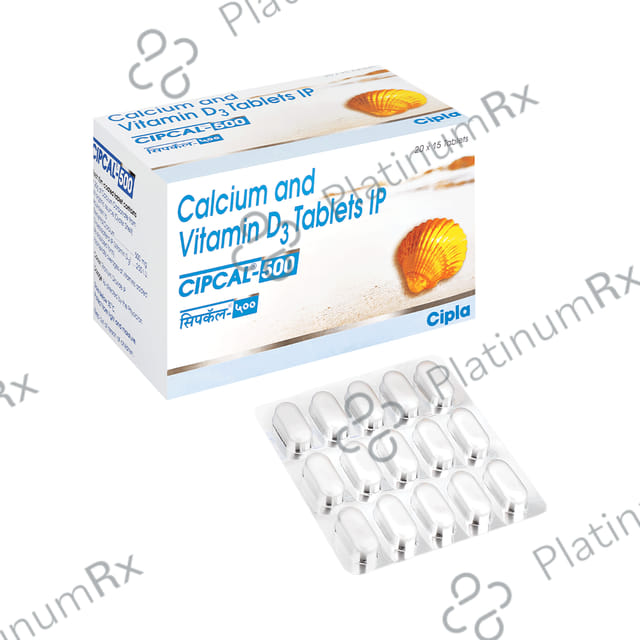 Cipcal 500mg/250IU Tablet 15s