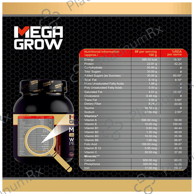 Megagrow Mass Gainer Mango