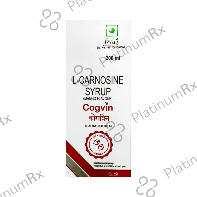 Cogvin 2gm Mango Syrup 200ml