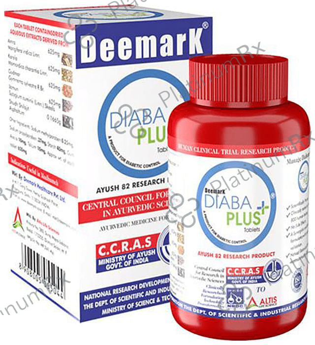 Deemark Diaba Plus Tablet (180 Each) 1 Bottle