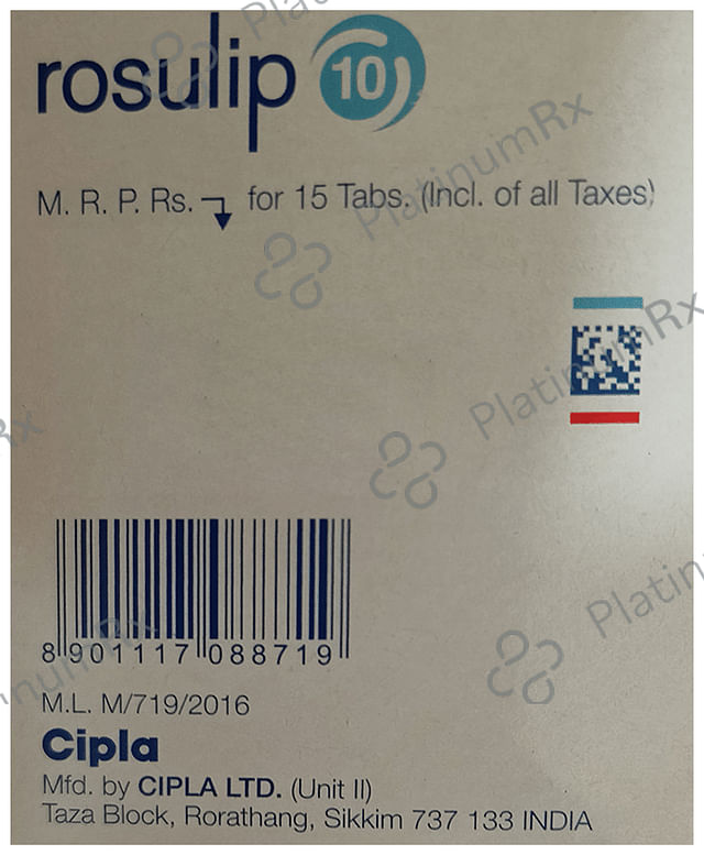 Rosulip 10mg Tablet 15s
