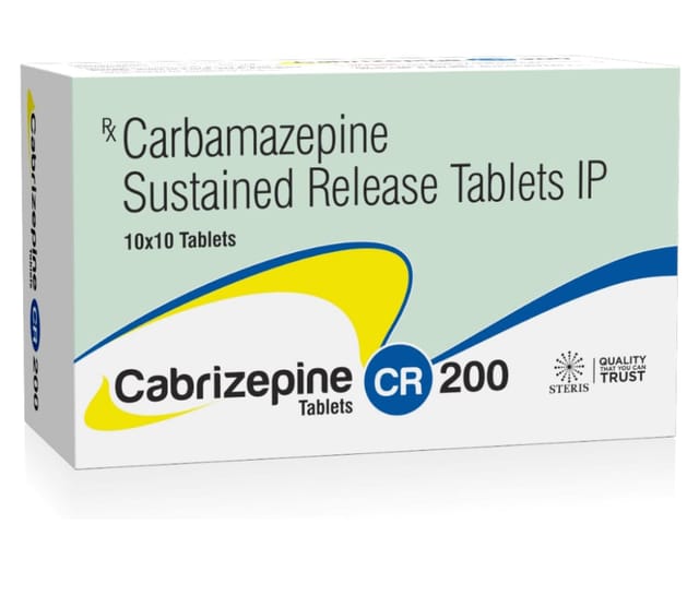 Cabrizepine CR 200mg Tablet ER 10s