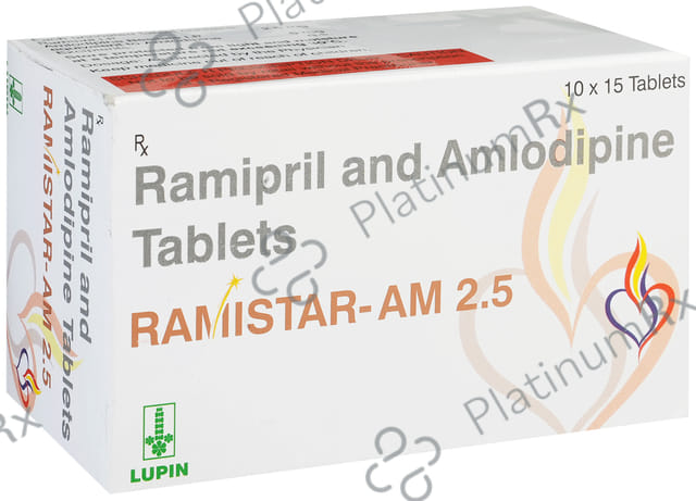 Ramistar AM 2.5/5mg Tablet 15s