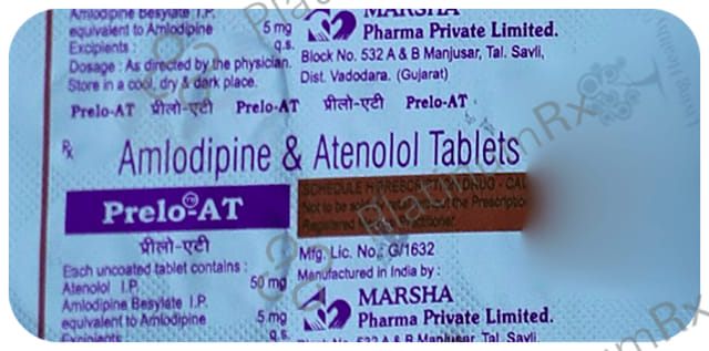Prelo AT 5mg/50mg Tablet