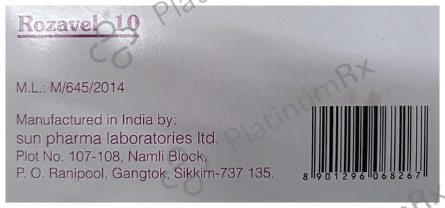 Rozavel 10mg Tablet 15s