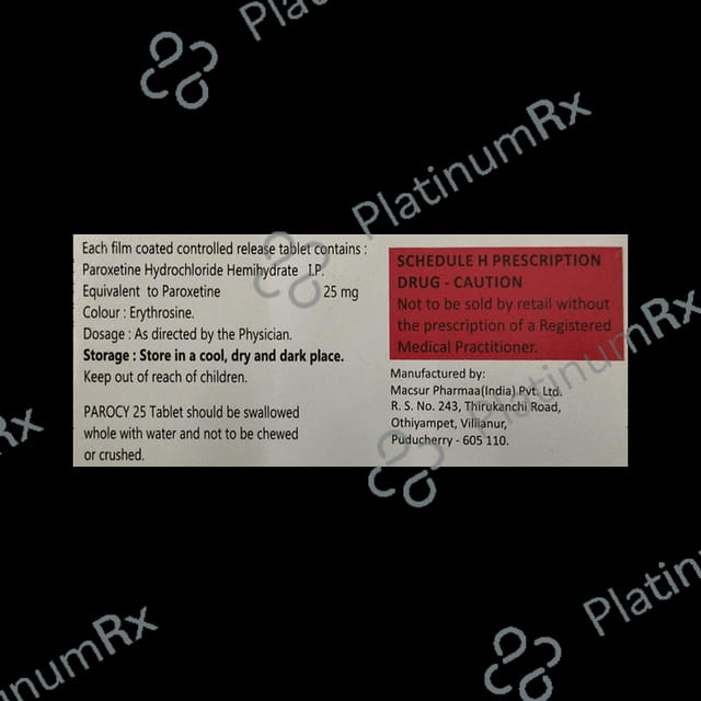 Parocy 25 Tablet CR