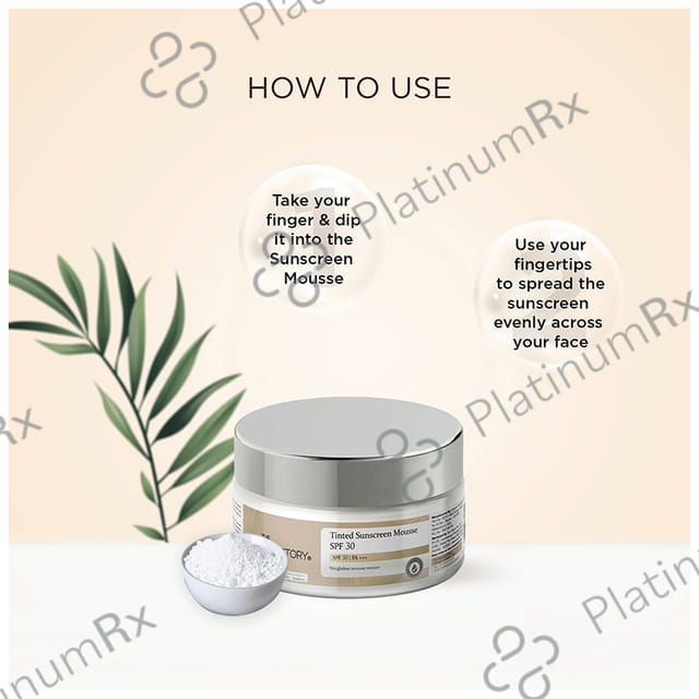 The Skin Story Tinted Sunscreen Mousse SPF 30 PA+++ Lotion 40gm