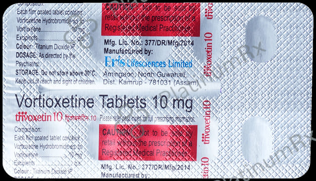 Trivoxetin 10mg Tablet 10s