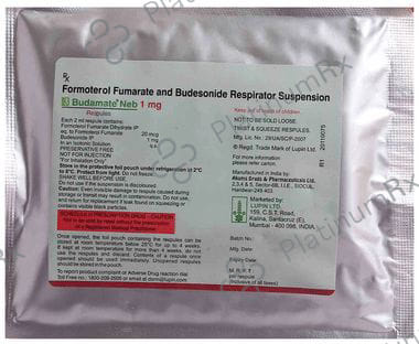 Budamate Neb 1mg/20mcg Respules 7X2ml