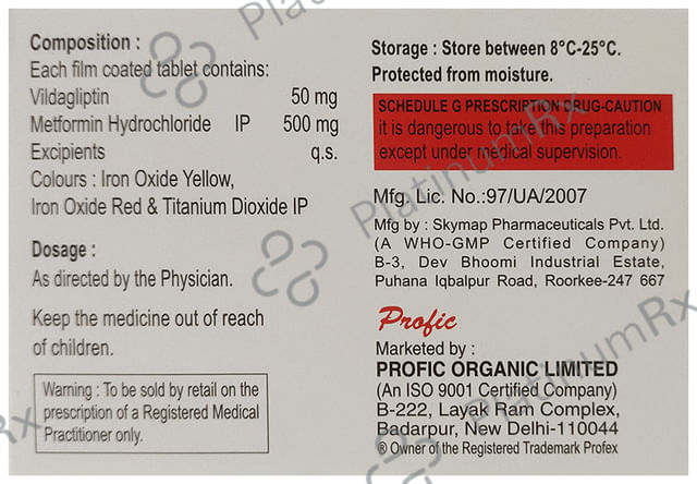 Profex M 500/50mg Tablet 10s
