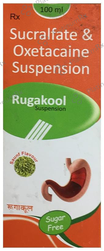 Rugakool 1000/200mg Oral Suspension Saunf Sugar Free 100ml