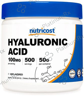 Nutricost Hyaluronic Acid 100mg Powder